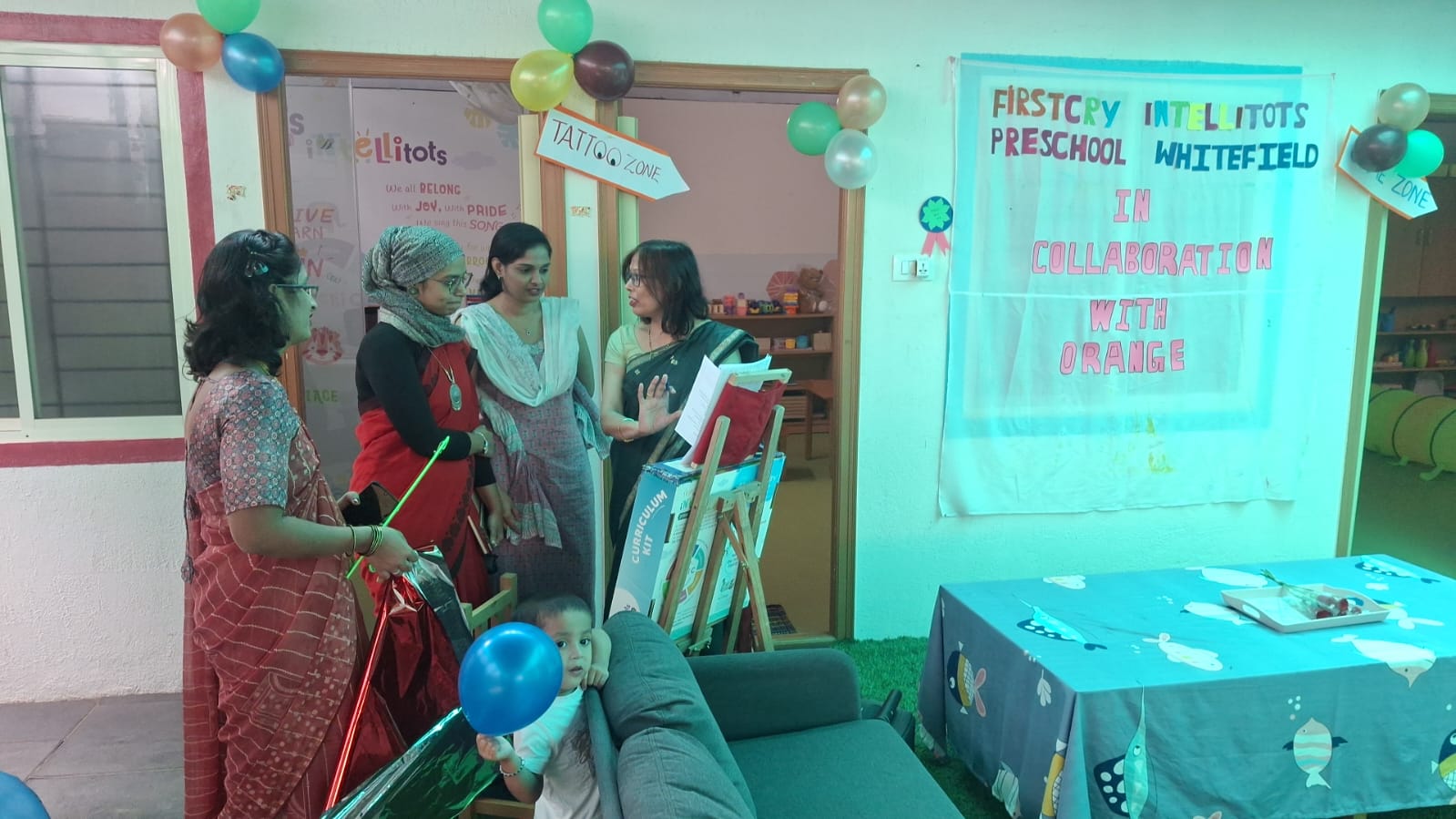 FirstCry Intellitots Preschool Whitefield in collaboration with Orange