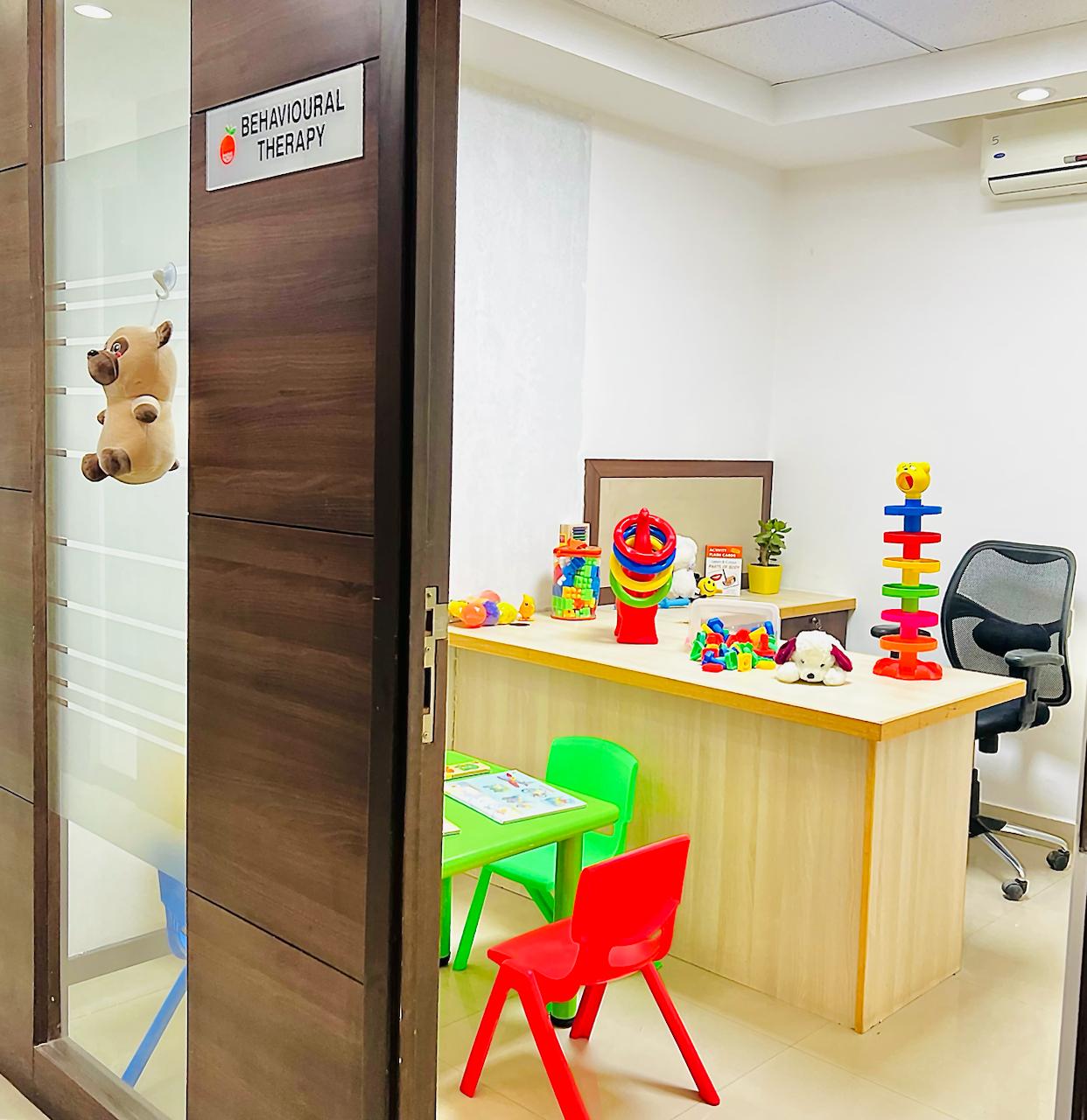 Orange CDC therapy room