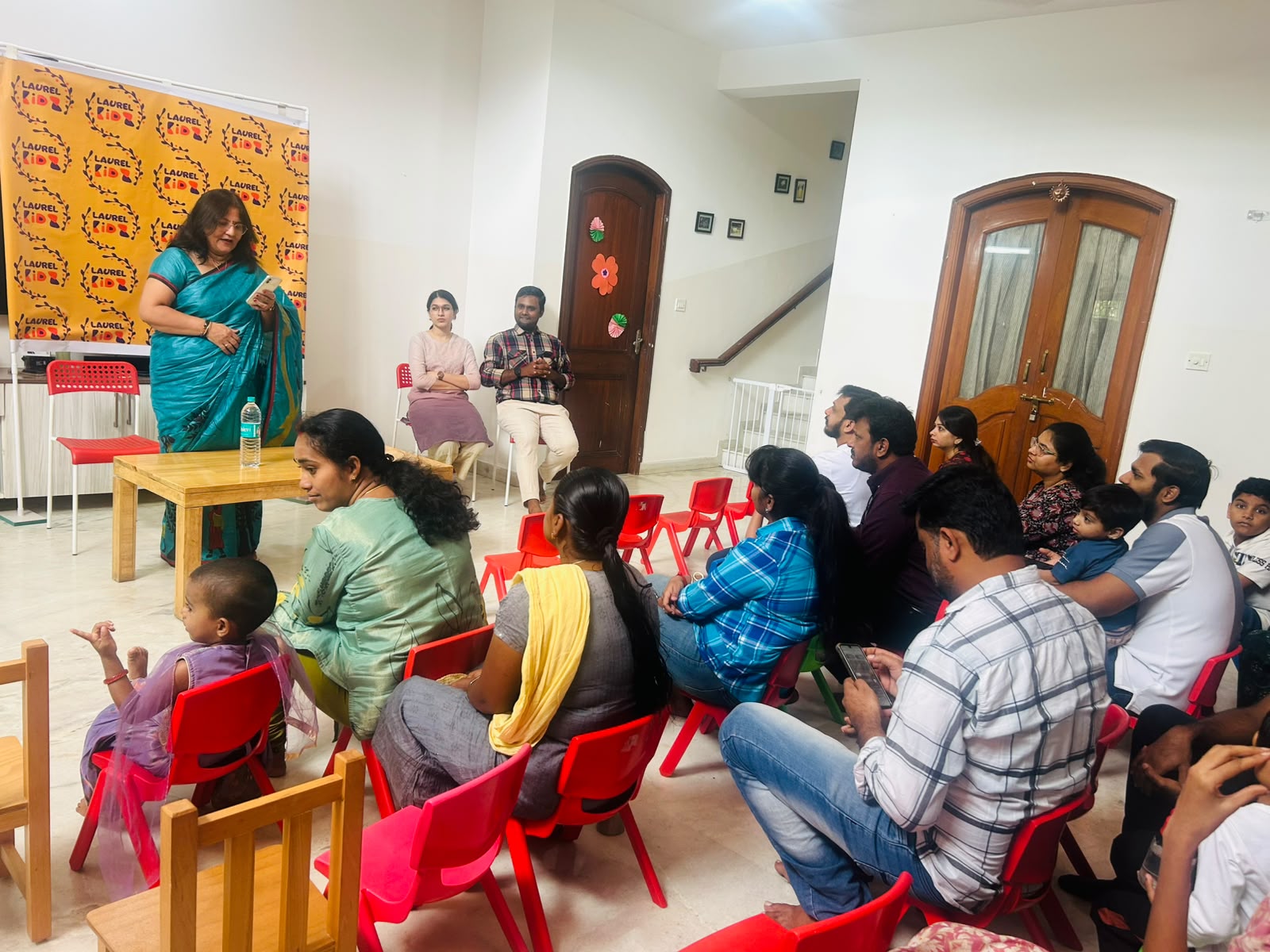 Parent workshop at Laurel Kidz